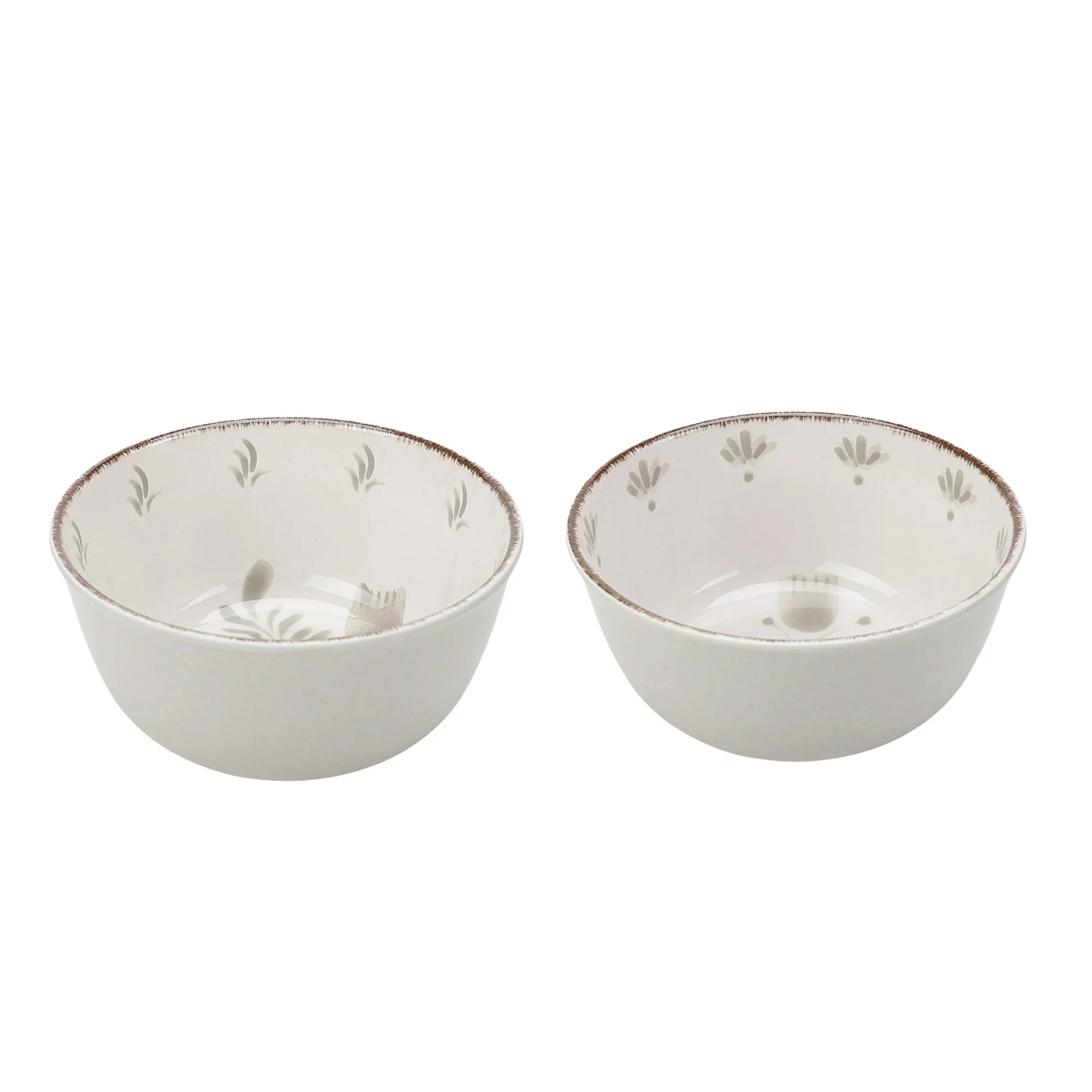 Better Homes & Gardens 2-Pack Bamboo Melamine Dip Bowl Set, Grey - Walmart.com | Walmart (US)