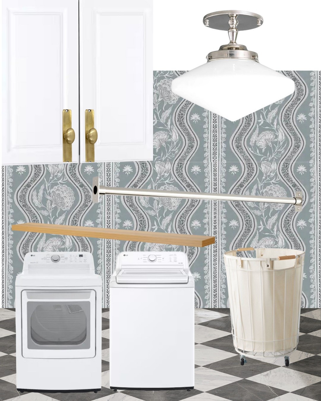 Final laundry room plans! 

Laundry room, laundry room design, home design, interior design, interior style, wallpaper, semi flush mount, cabinet knobs, laundry rack, laundry hanger

#LTKStyleTip #LTKHome