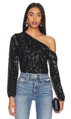 HEARTLOOM Cassie Top in Onyx from Revolve.com | Revolve Clothing (Global)