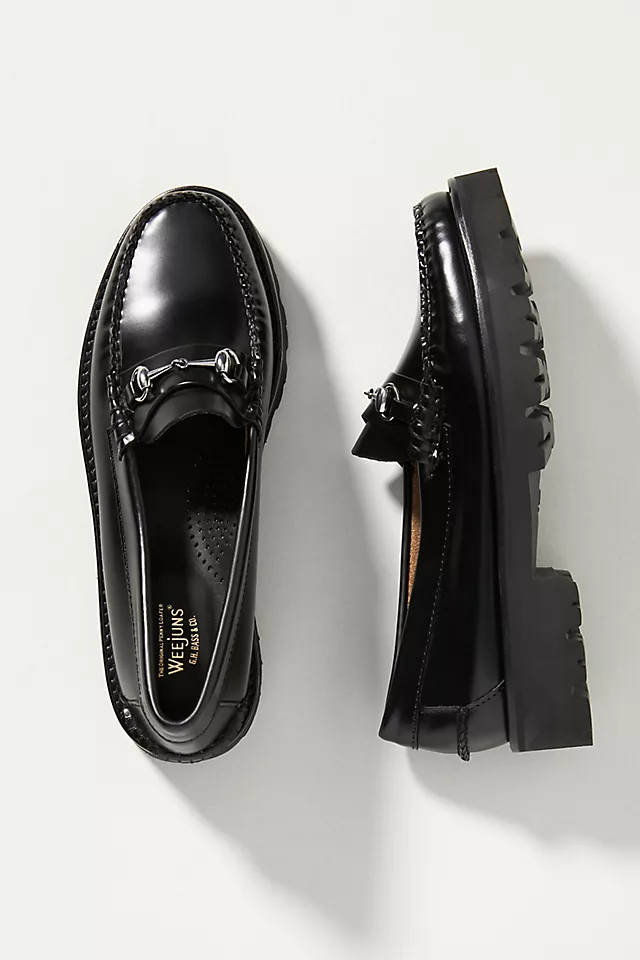 Bass Weejuns Lianna Lug Sole Loafers | Anthropologie (US)