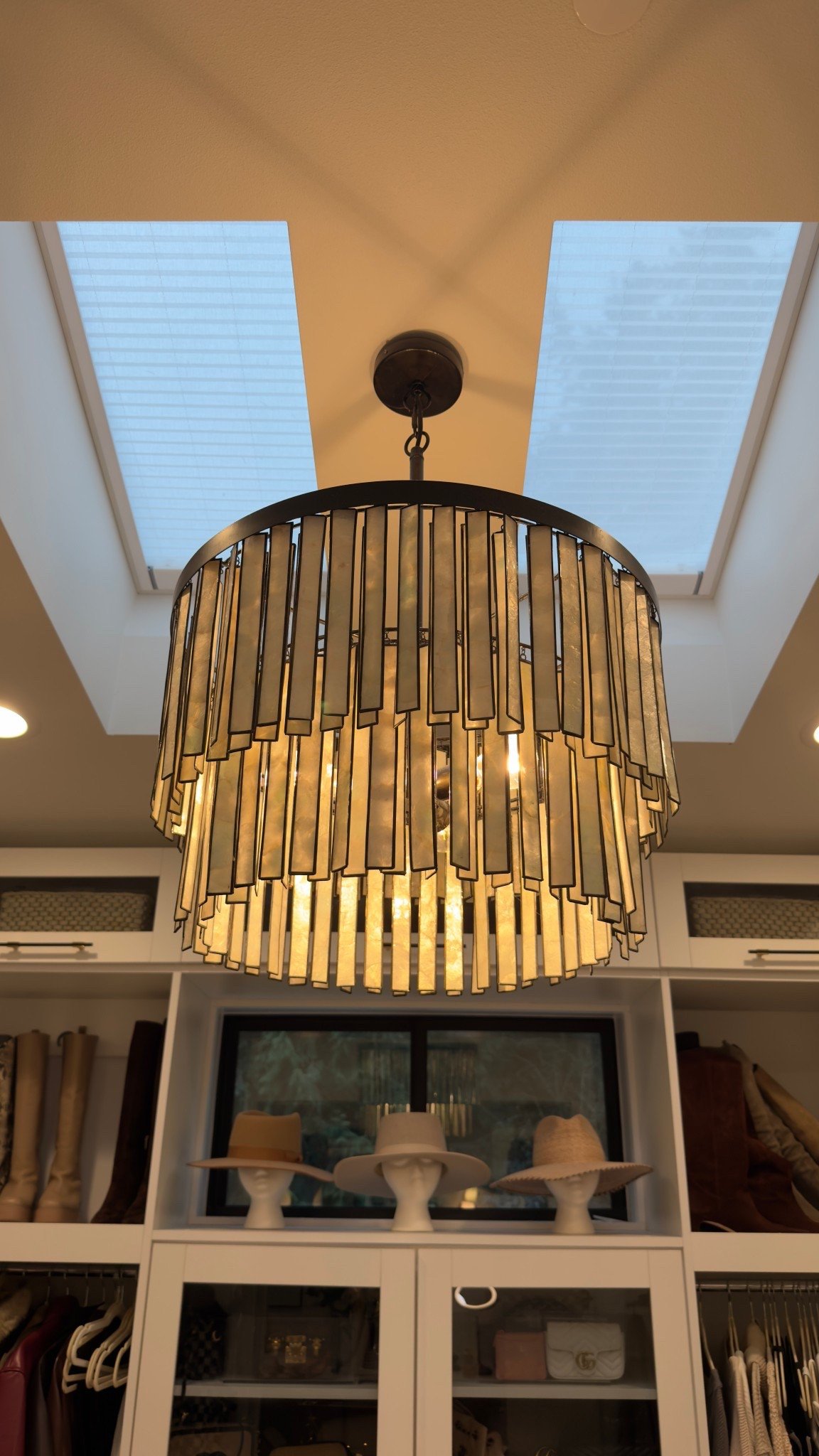  Closet chandelier 

#LTKHome