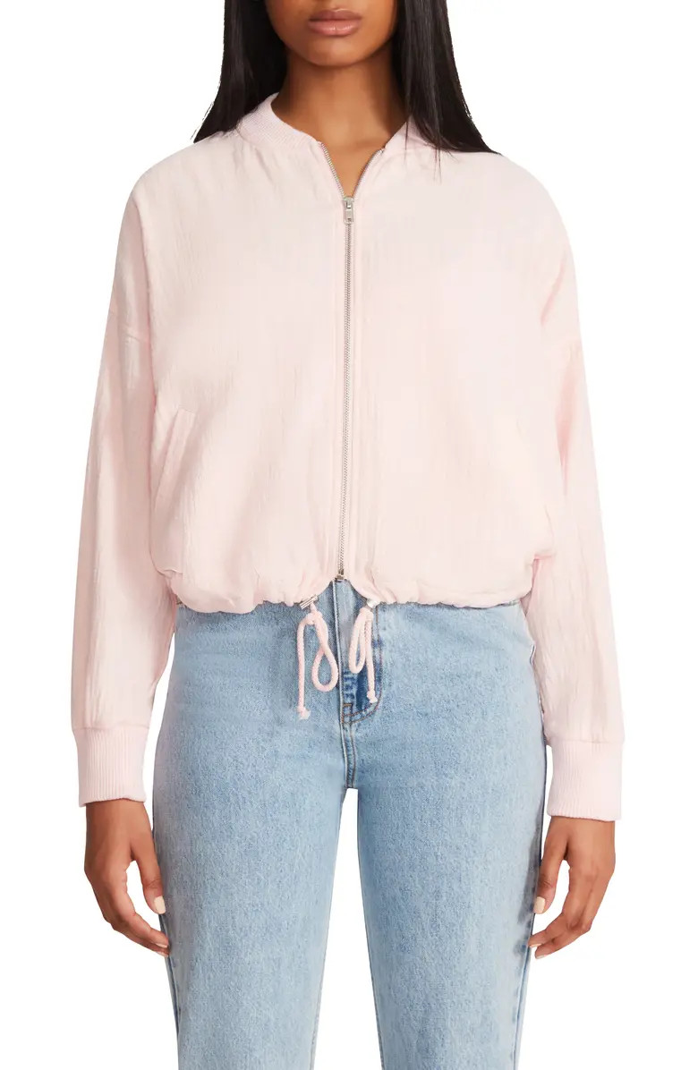 BB Dakota by Steve Madden Cotton Gauze Bomber Jacket | Nordstrom | Nordstrom