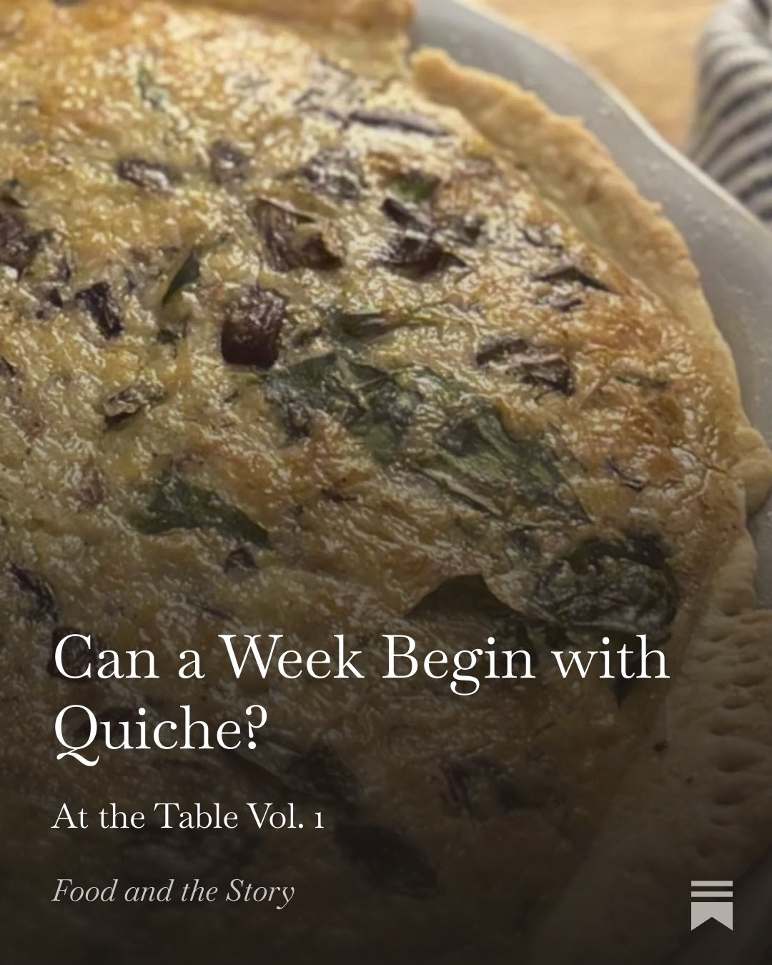 At the Table Vol. 1
Can a Week Begin with Quiche?

The week started with Mushroom, Spinach & Swiss Cheese Quiche from Magnolia Table and moved through brisket kolaches, curry chicken salad, one-pot vodka sauce from @chocolateforbasil We Fancy, my Sheet-Pan Teriyaki Chicken, and pancakes from @tastinghistorywithmaxmiller Tasting History.

Inside: cookbook reviews, real weeknight dinners, a kitchen tip, and what’s next on the menu.

If you love cookbooks and the stories behind everyday meals, come sit at the table. 

Gracefully yours, 
🫶🏻 Jeanie Jo

#jeaniejoandjoannaproject #atthetable #foodwriter #netgalley #simonelement

#LTKfoodie