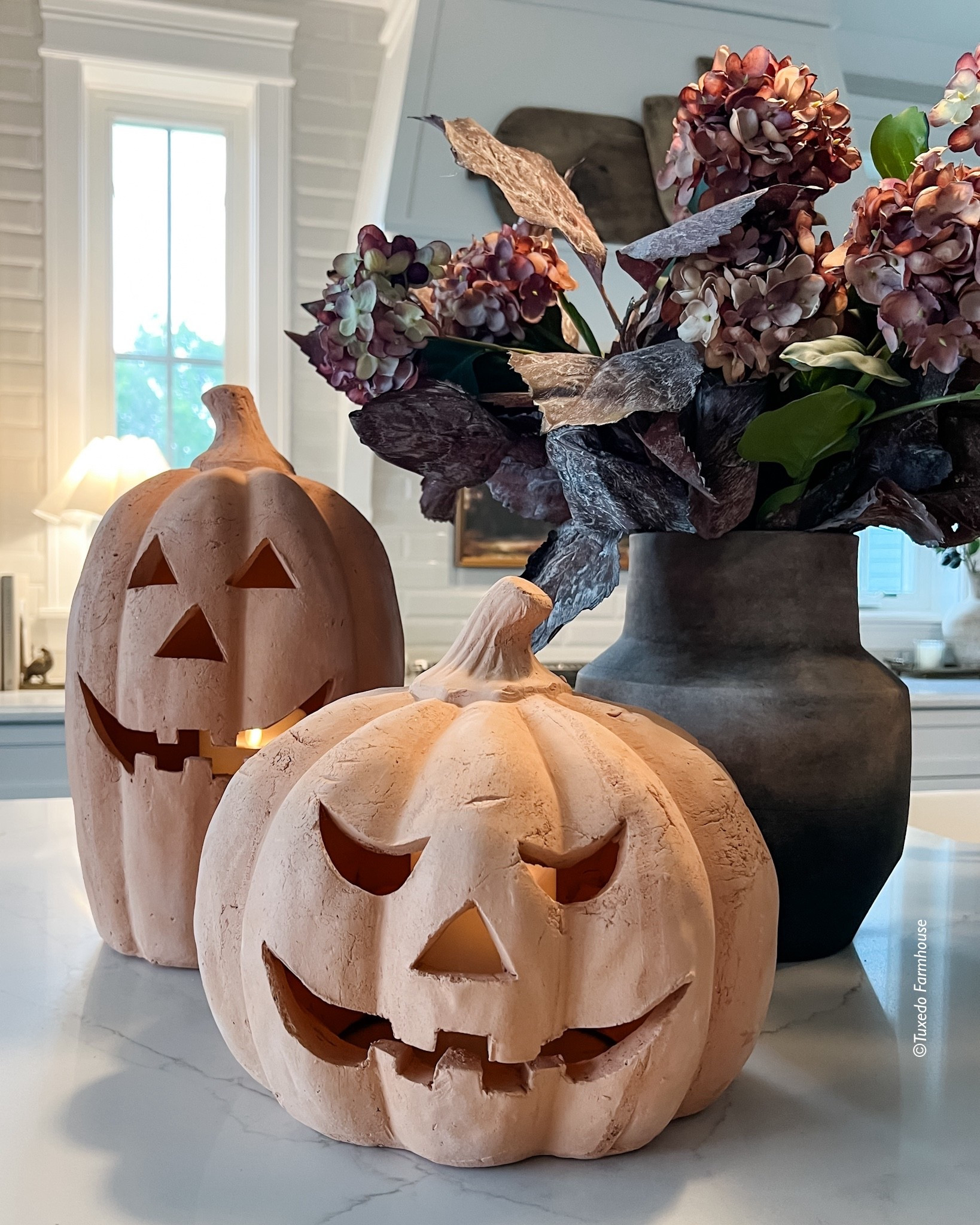 These terracotta jack-o'- lanterns are new this year.  Aren't they so cute?! I found them for $20-ish each! Three sizes available  

 

#LTKSeasonal #LTKHome #LTKFindsUnder50