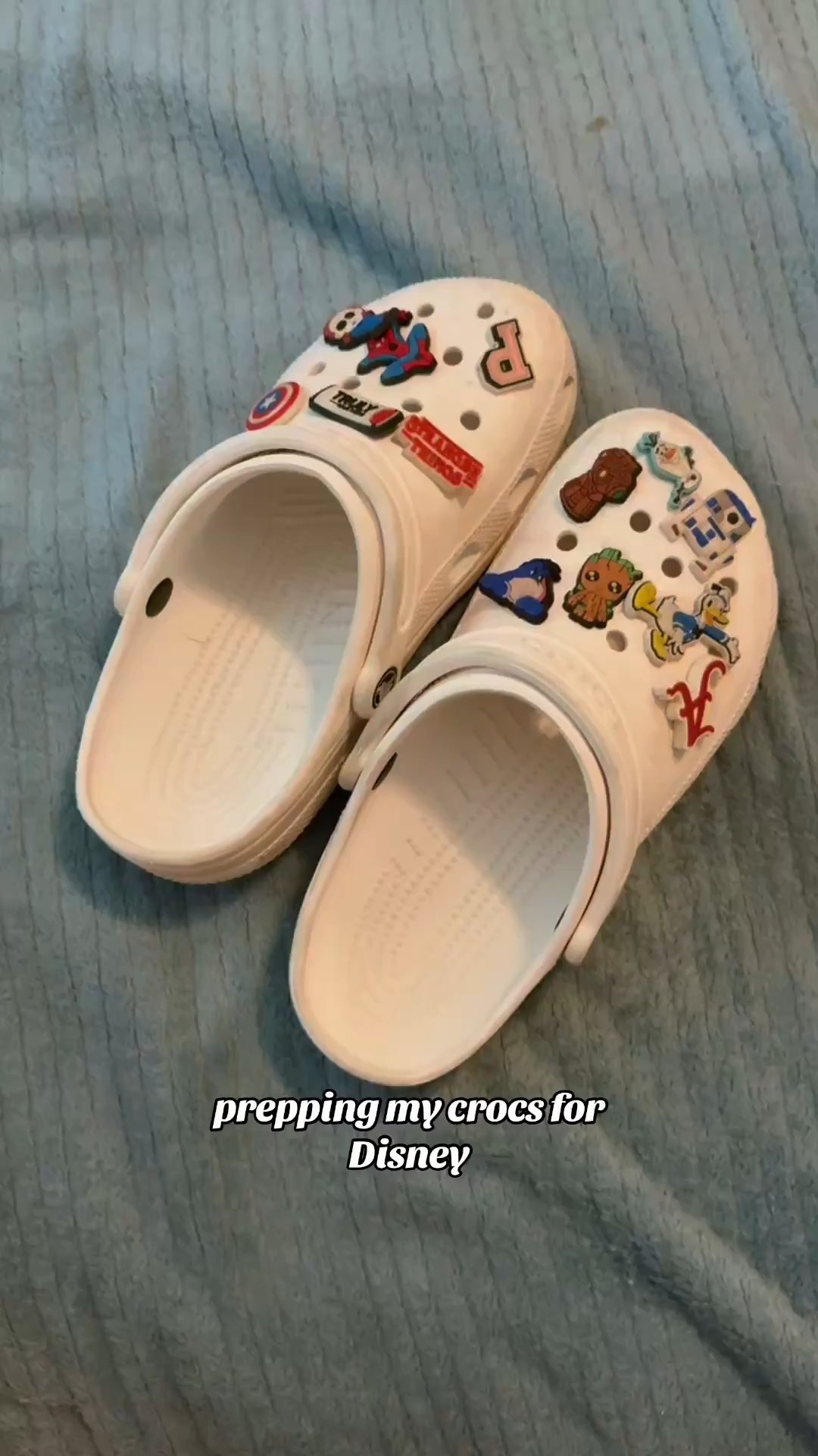 prepare my crocs for my disney trip with me 🫶🏼 


Crocs, disney world, disney trip, vacation, disney

#LTKFamily #LTKShoeCrush #LTKTravel