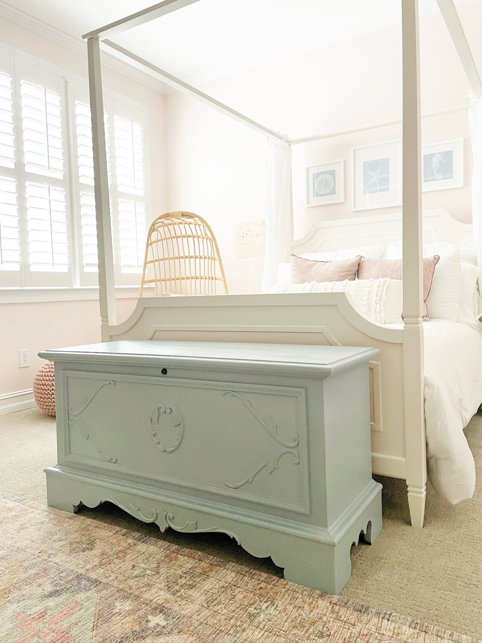 A muted multi color rug that works well as a 5x7 or 7x9. We love installing this rug in girl rooms. Both sizes currently in stock. 

#LTKHome #LTKKids #LTKStyleTip