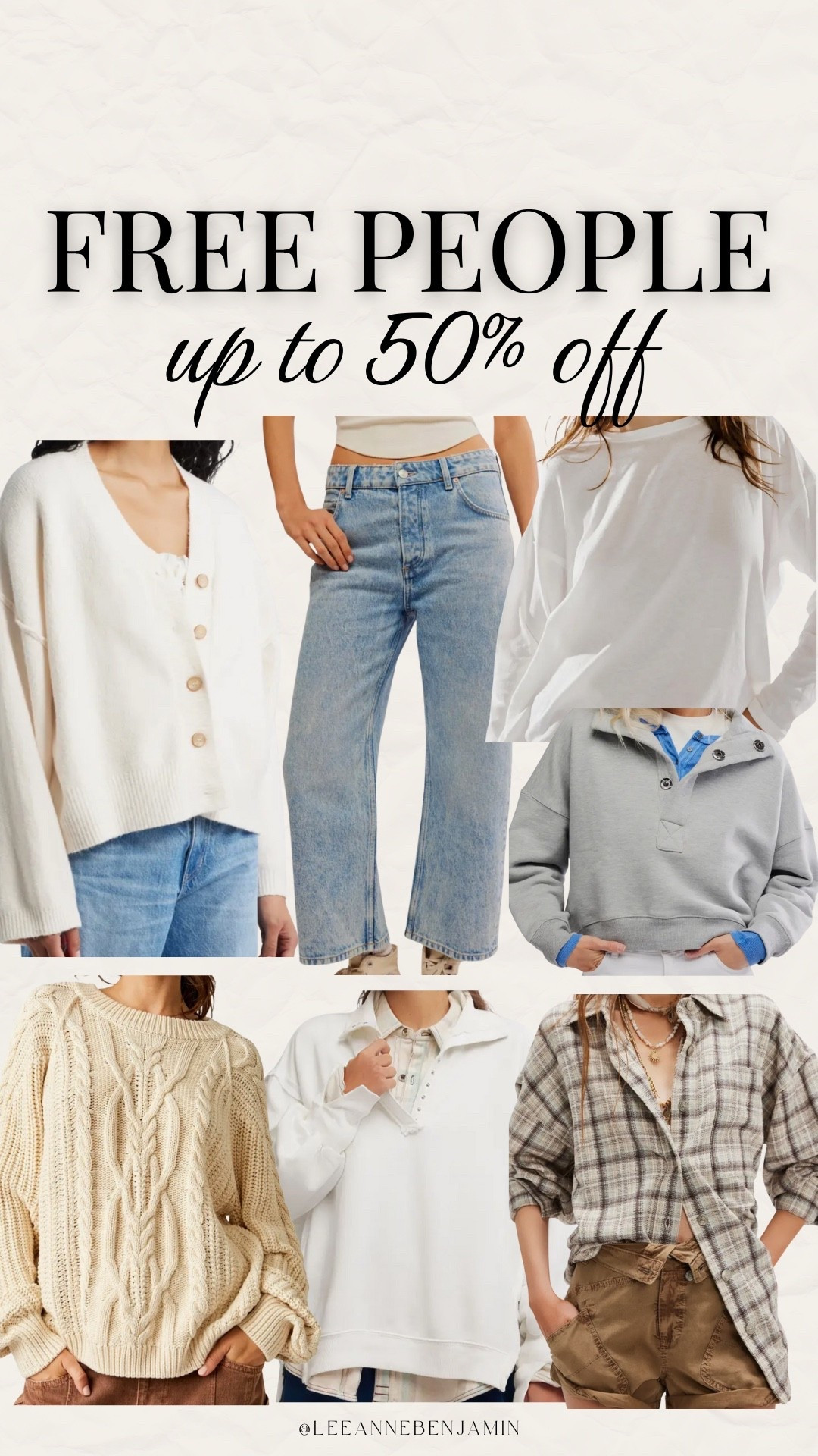 Free People up to 50% off!!

#LTKSaleAlert #LTKOver40 #LTKgrwm