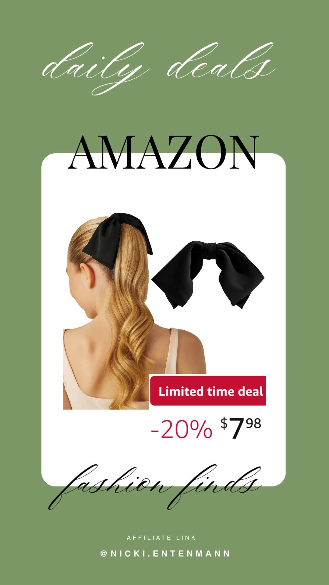 These oversized hair bows for women bring cheerful flair and effortless charm to everyday style with playful ease. #OversizedHairBows #WomenFashion #HairAccessories #ChicStyle #TrendyLooks #FashionEssentials #StylishDetails #WardrobeGoals #ModernFashion #OutfitInspo 🎀✨🌸
 

 #LTKgrwm #LTKSaleAlert #LTKBeauty