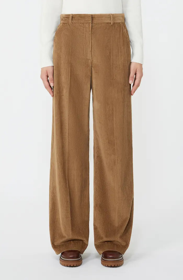 Weekend Max Mara Tania Cotton Corduroy Pants | Nordstrom | Nordstrom