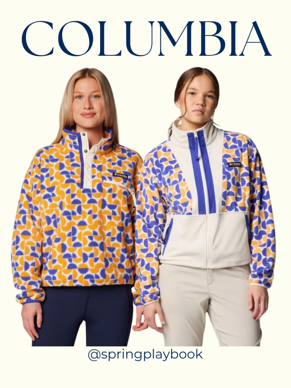 Columbia for Springs! The pullover looks best for Warm Spring. The zip up feels balanced for all Springs due to the amount of cream. 

#createdcolorful #createdcolorfulspring #hocspring #tcispring #pcaspring #lightspring #warmspring #truespring #brightspring #clearspring #paintboxspring #bluespring

#LTKSeasonal #LTKTravel #LTKStyleTip