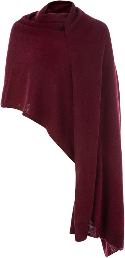 Villand Women's 100% Pure Cashmere Knitted Shawl Wrap - Extra Large Lightweight Pashmina Stole wi... | Amazon (US)