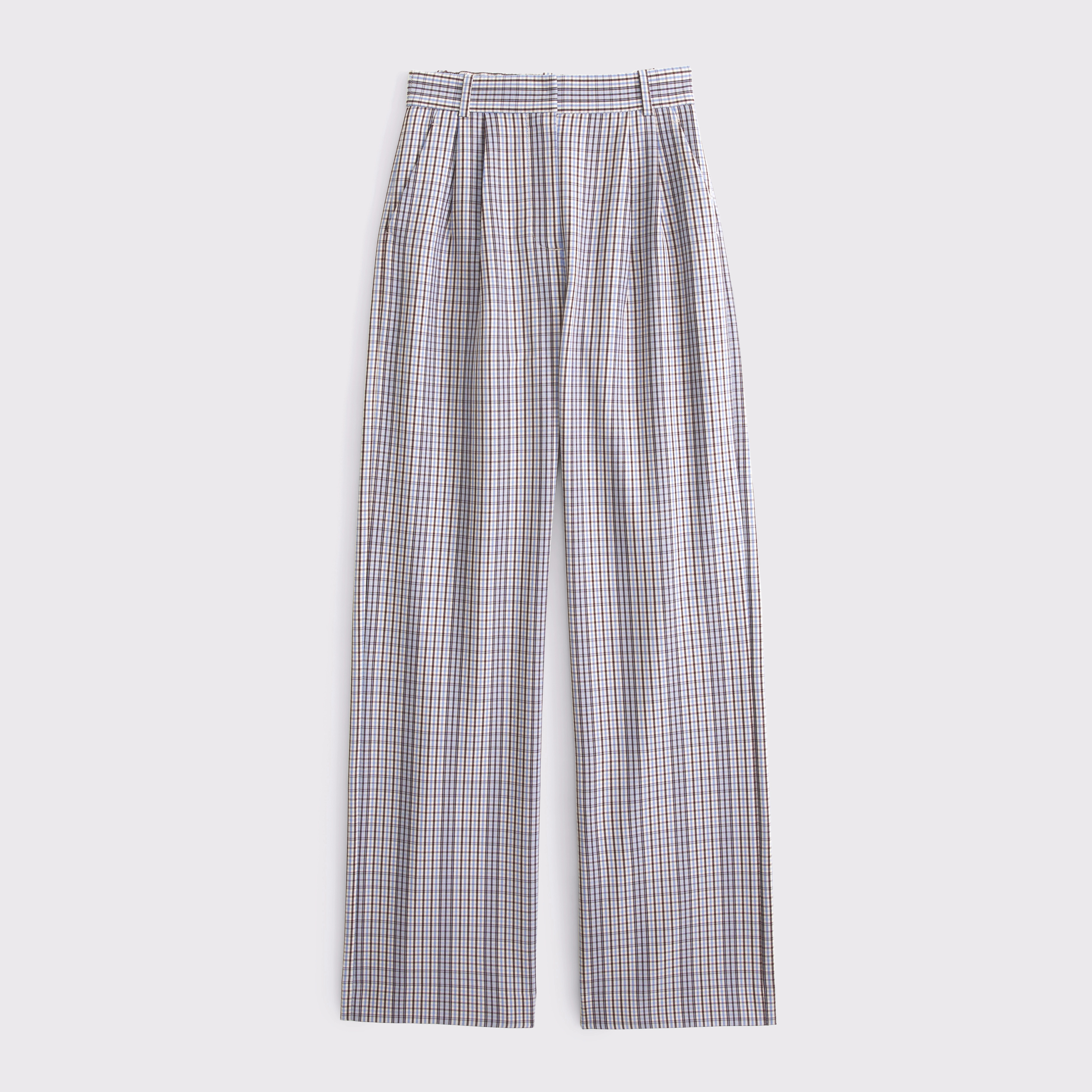 Curve Love A&F Sloane Tailored Wide Leg Pant | Abercrombie & Fitch (US)