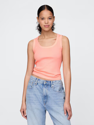 Rib Scoop Tank Top | Gap (US)