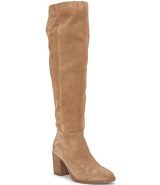 Lucky Brand Borah Suede Over the Knee Boots - 7 | Dillard's