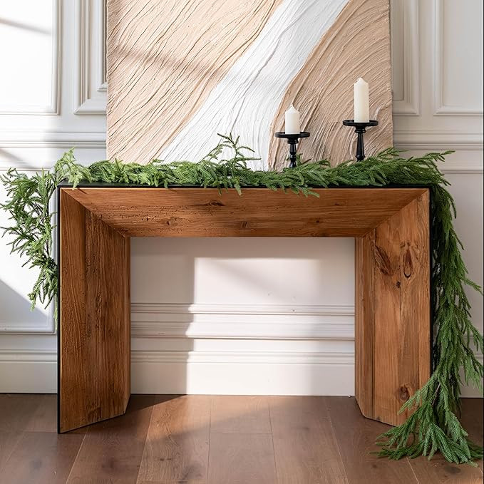 Avoeco Deluxe 6FT Christmas Garland – Real Touch Norfolk Pine Garland for Mantel, Staircase, Ar... | Amazon (CA)