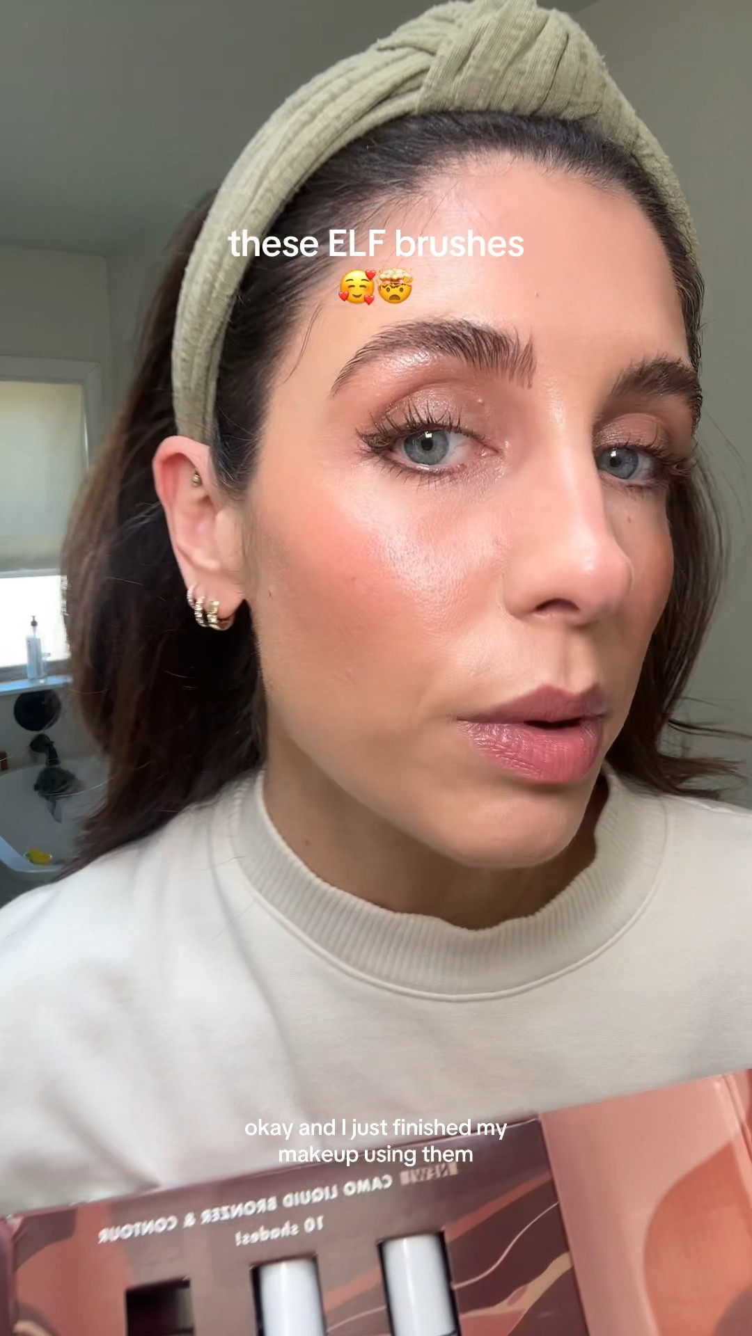 New elf camo bronzer / contour and brushes!