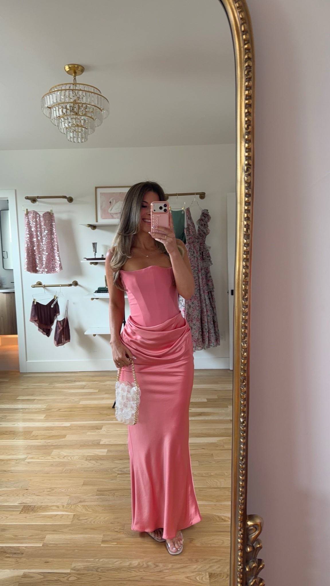 pink satin strapless with fitted corset bodice and draped detail summer wedding guest formal event dress 🌸💍

electric picks: emerson20 
vici: emerson30

I’m 5’4” and wearing my normal size 2/small 

summer wedding guest dresses, wedding guest dresses, cocktail dresses, semi-formal dresses, black tie wedding guest dresses, destination wedding guest dresses, garden party dresses, wedding guest outfit ideas

#LTKgrwm #LTKSeasonal #LTKWedding