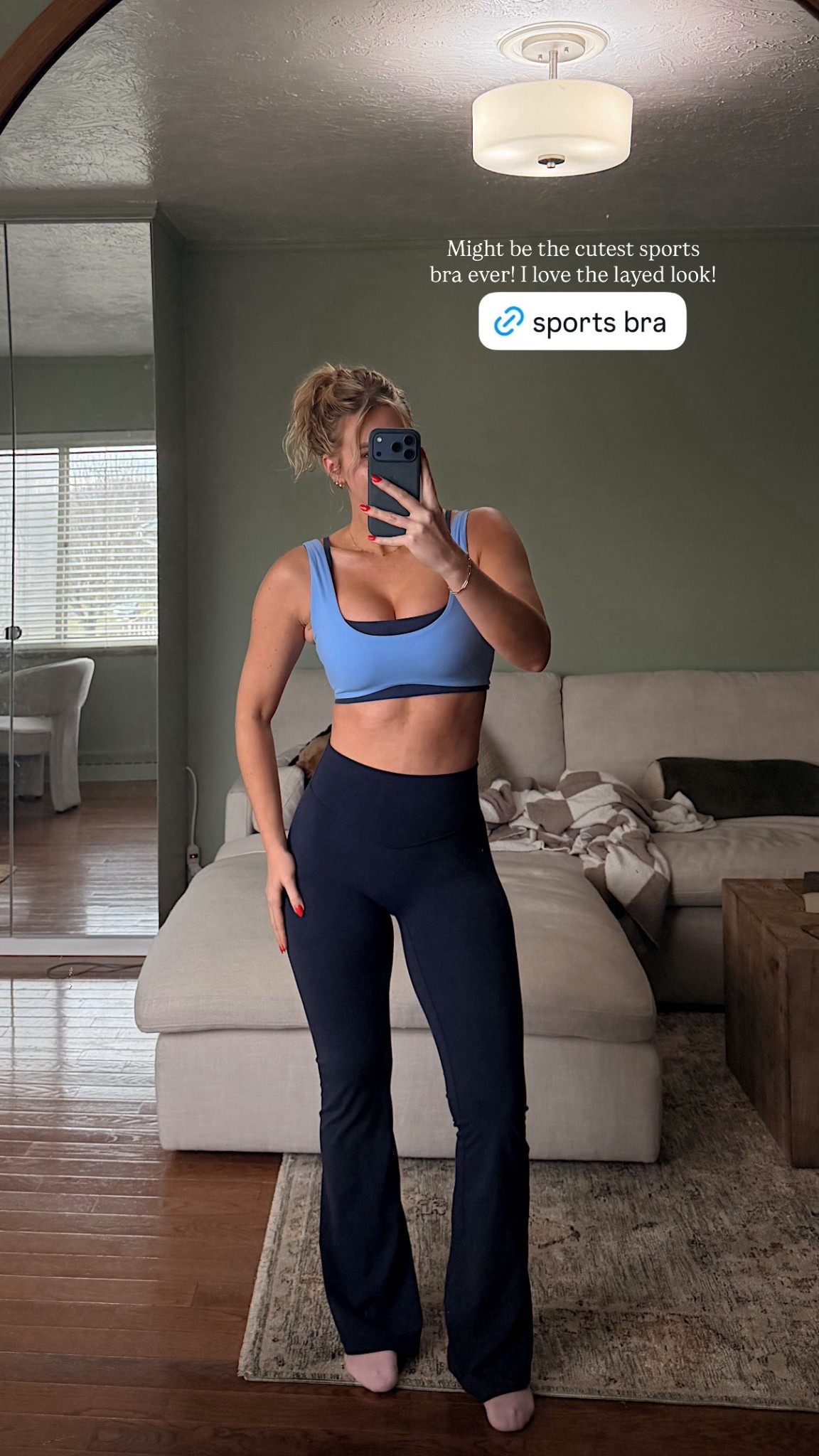 Workout outfit for today. I love this layered sports bra!

#LTKootd #LTKActive #LTKfitnessgoals