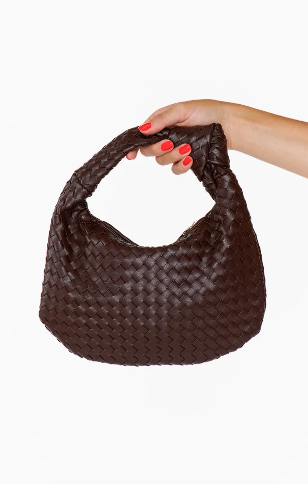 Melie Bianco Willow Woven Bag ~ Espresso | Show Me Your Mumu