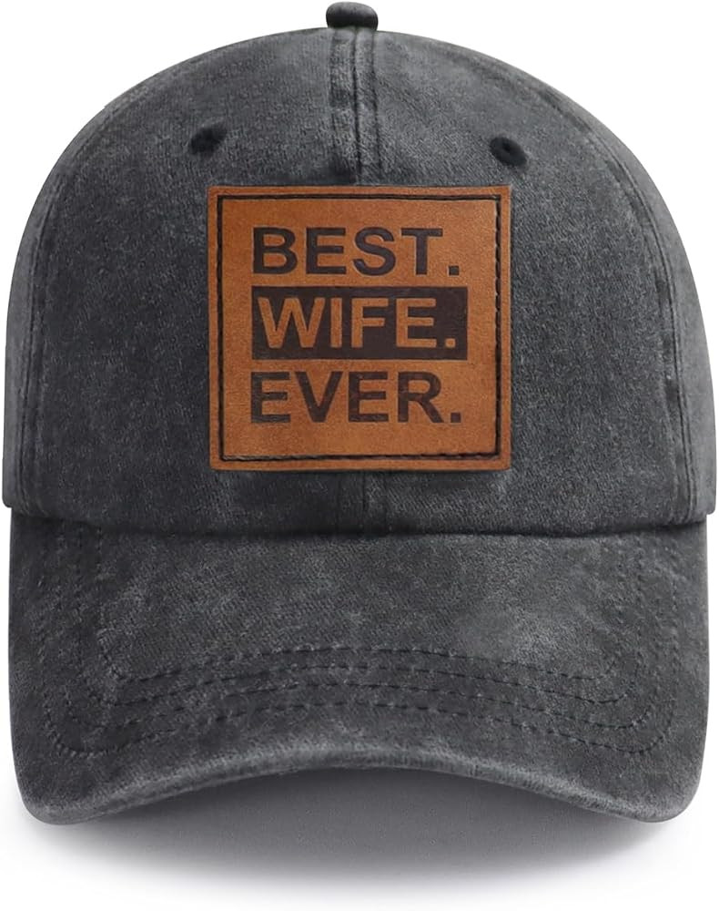 Best Dad Mom Uncle Aunt Husband Wife Grandpa Grandma Papa Teacher Ever Hat, Adjustable Leather Pa... | Amazon (US)