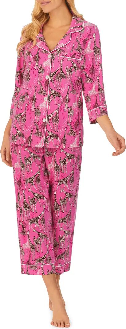 BedHead Pajamas Print Jersey Crop Pajamas | Nordstrom | Nordstrom