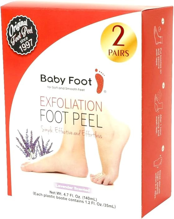 Baby Foot 2 PACK ORIGINAL FOOT PEEL - 2 TREATMENTS INCLUDED | Amazon (US)