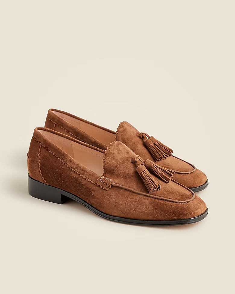 Maison tassel loafers in suede | J. Crew US