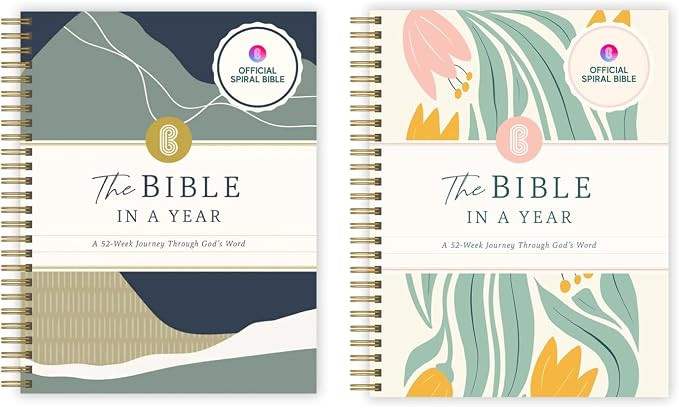 Official Spiral Bible® The Bible in a Year - His & Hers Bundle | 52 Week Guided Bible Study & Da... | Amazon (US)