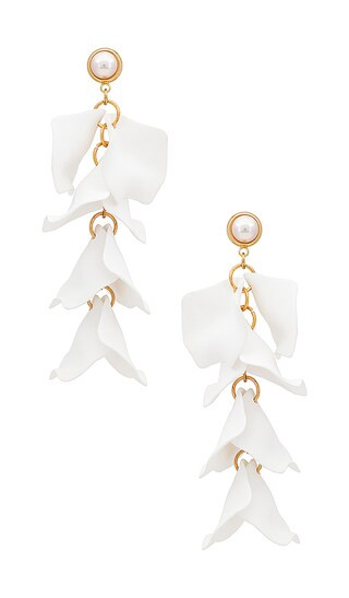 Bougainvillea Earrings in White | Revolve Clothing (Global)