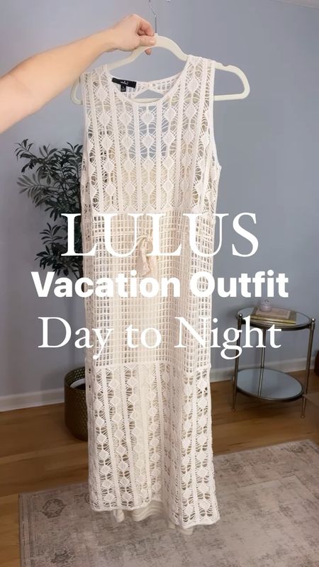 This crochet dress is seriously stunning! Perfect for your next vacation, wear it as a beach cover-up during the day with a pair of sandals, or dress it up with these cute gold platform sandals for an evening look. Threw on these pretty accessories to dress it up a little. Wearing size small.

#LTKfindsunder50 #LTKtravel #LTKfindsunder100