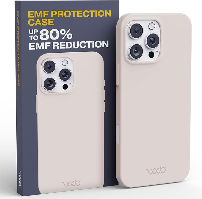 WAVEBLOCK EMF Protection Silicone iPhone Case Compatible with iPhone 16 Pro Max, Radiation Blocke... | Amazon (US)