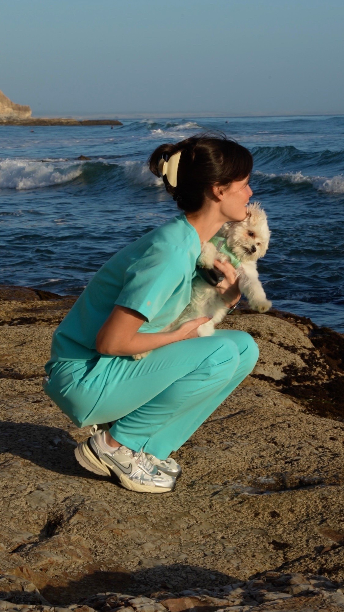 Scrubs & surf (and my favorite running shoes at the moment)