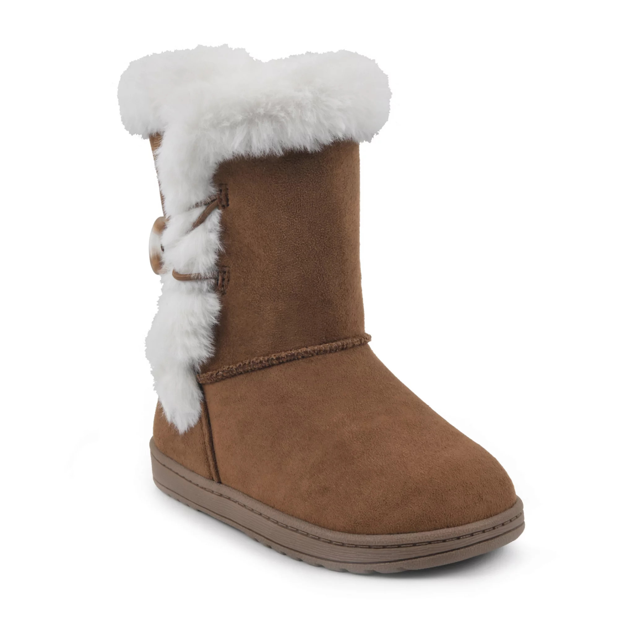 Jumping Beans® Noraa Toddler Girls Faux-Fur Boots | Kohl's