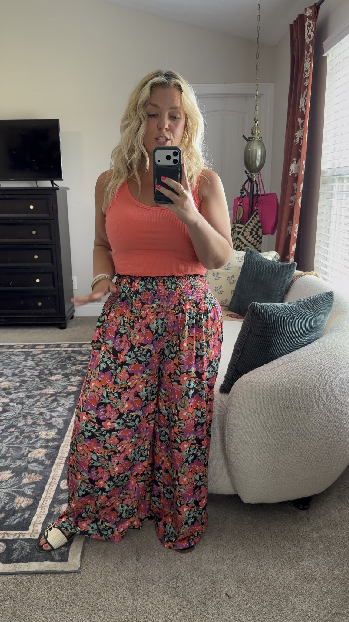 These stretchy pants are comfy but you still look put together and light weight so perfect for summer! I own this top in 4 colors bc it’s so good!
**size down in the pants, I got my true large & should have done a medium. 
Pants are Amazon, tank is Walmart!

#LTKPetite #LTKMidsize #LTKOver40