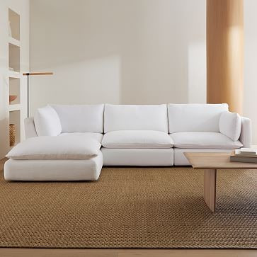 Hampton 4-Piece Chaise Sectional | West Elm (US)