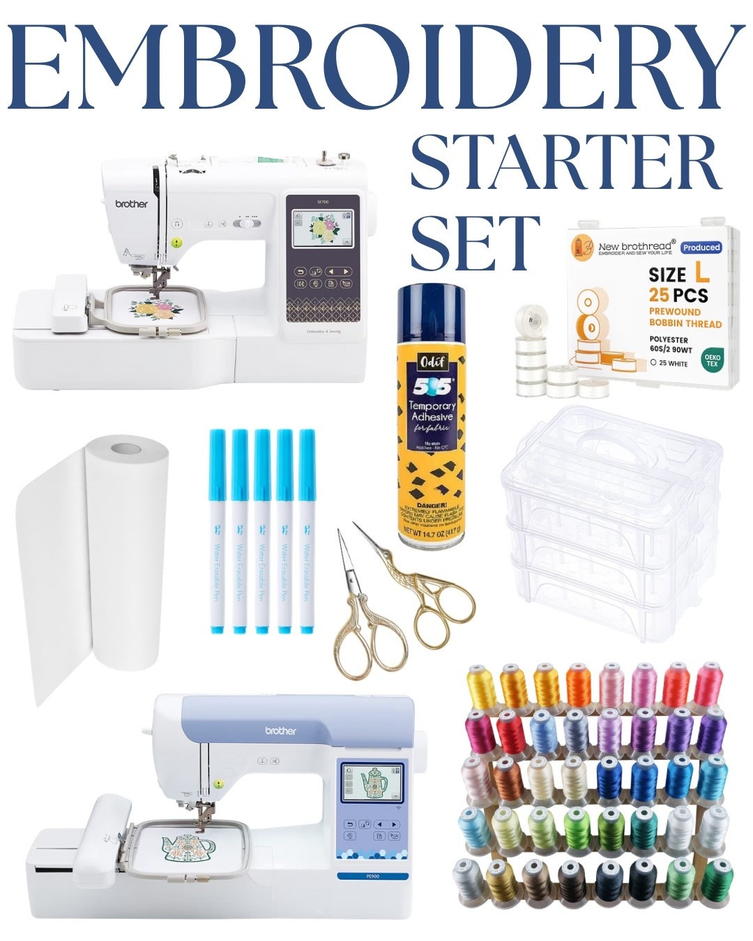 Embroidery, embroidery basics, embroidery starter set, embroidery machine, sewing and embroidery machine, embroidered, how to embroider, embroider, monogram, monogram machine, how to monogram, monogrammed, monogram maker, sewing machine, sewing supplies, embroidery supplies, starting embroidery, brother machine, beginner embroidery, embroidery for beginners

#LTKmomlife #LTKHome #LTKdayinmylife