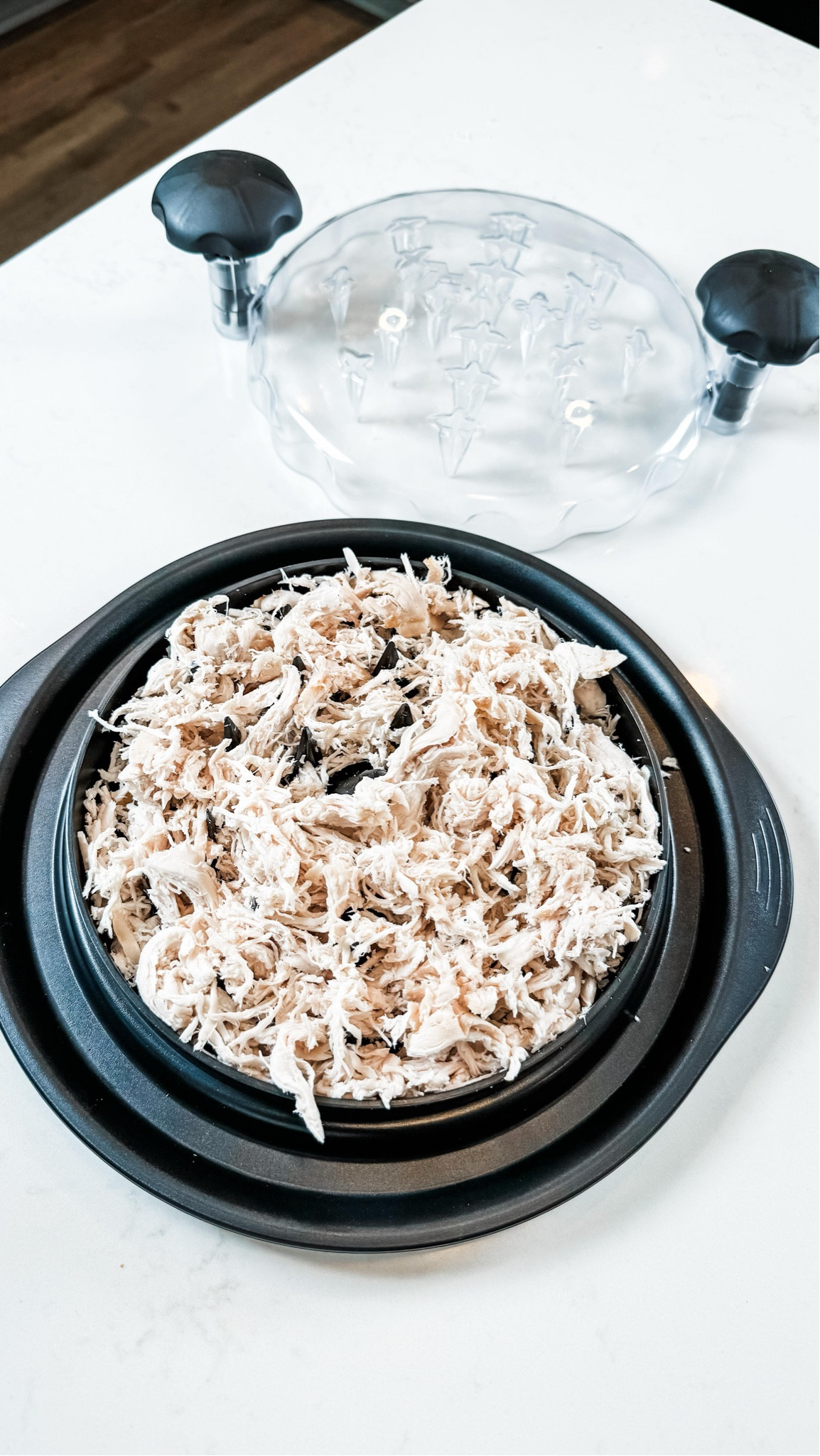 POV: You unlocked the next level when it comes to simplifying those upcoming busy Fall dinners! 🔓🍗

This is something I wish I would have bought sooner! I’ll admit I was skeptical when I first saw it but when I finally got it and tried it I was shook! It is the easiest kitchen gadget to use! And it actually works! 

The chicken shreds evenly and effortlessly every time! Enchilada night just got so much easier! 

Just get one! Your future self will thank you 😉

#neatlyembellished #professionalorganizer #homeorganizer #homeorganizing #organization #organizingideas #organizingtips #organizinghacks #organizedhome #organizedmom #organizedlife #amazon #amazonmusthaves #amazonfavorites #amazonfinds #amazonfaves #amazoninfluencer #amazoninfluencerprogram #amazonhome #kitchengadget #kitchenhacks #kitchenideas #mealprep #dinnerideas