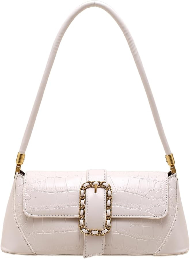 Sanxiner Classic Shoulder Bag,Retro Small Purse,Tote Bag for Women with Zipper Closure | Amazon (US)