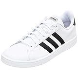 adidas men's Grand Court Sneaker, White/Core Black/White, 14 US | Amazon (US)