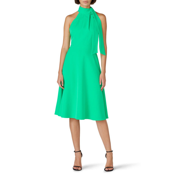 Black Halo Green Audrey Dress green | Rent the Runway