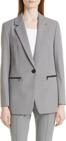 BOSS Jocalua Houndstooth Check Blazer | Nordstrom | Nordstrom