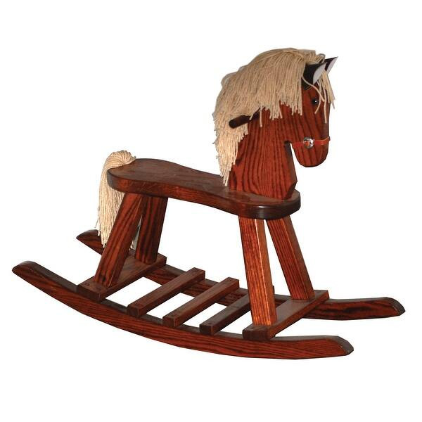 Oak Flat Seat Rocking Horse | Bed Bath & Beyond