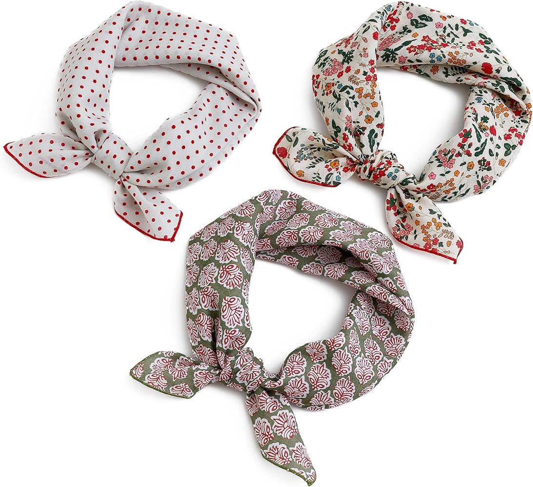 STARWHISPER Multicolored 22''x22'' Cotton Bandana for Women and Men Multi-purpose Headband Hair S... | Amazon (US)