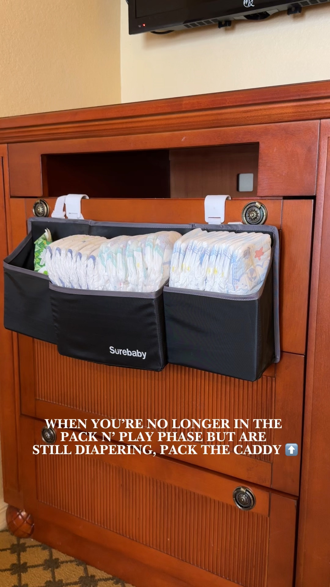 I’ve also used this on the side of our wooden play pen at home to store toys! 🧸 

#LTKTravel #LTKFamily #LTKBaby