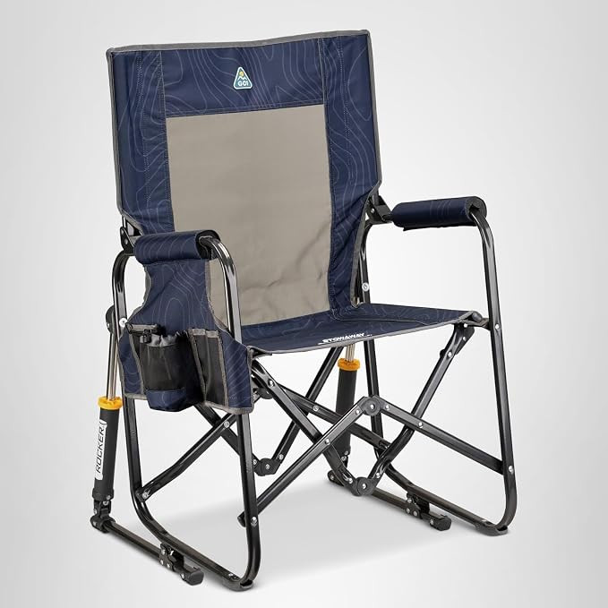 GCI Outdoor Stowaway Rocker - Navy Topo | Amazon (US)