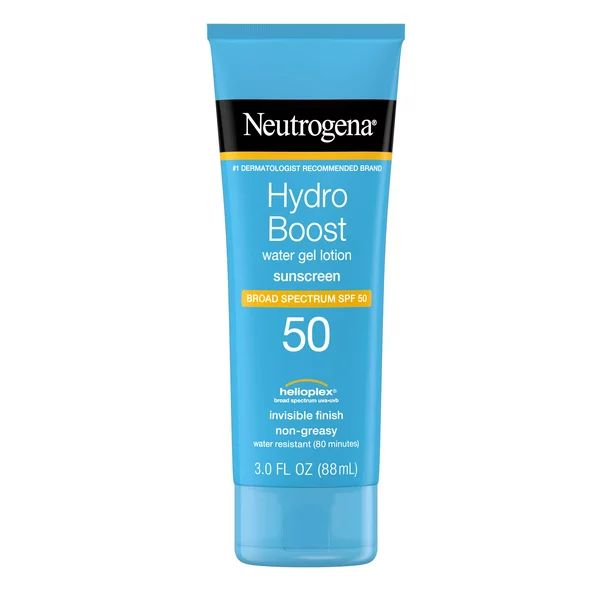 Neutrogena Hydro Boost Moisturizing Sunscreen Lotion, SPF 50, 3 fl. oz | Walmart (US)