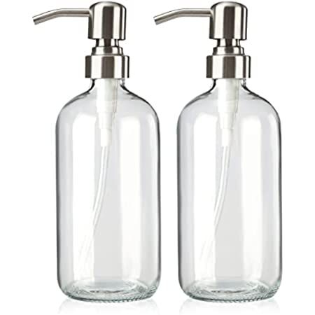 ARKTEK Glass Soap Dispenser - Clear Dish Soap Dispenser for Kitchen, Great for Essential Oils Liquid | Amazon (US)
