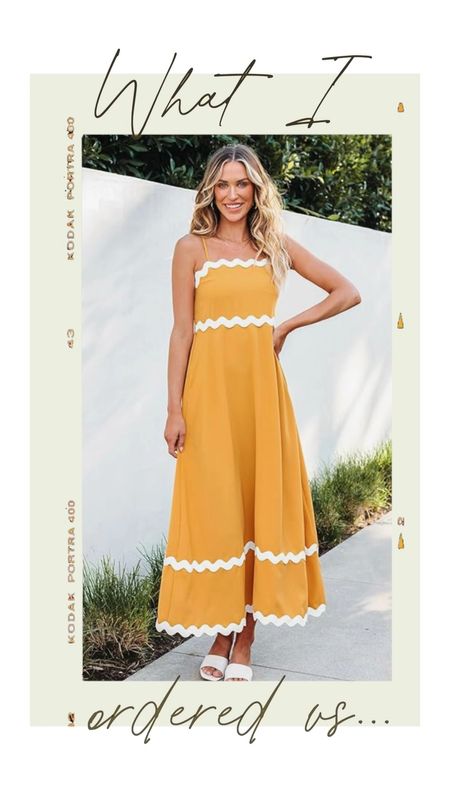 Love this sunny and fun yellow sundress! The ric rac trim is so cute and definitely gives a retro vibe! 

Sundress, summer dress, summer outfit, brunch outfit 

#LTKFindsUnder100 #LTKFindsUnder50 #LTKVideo
