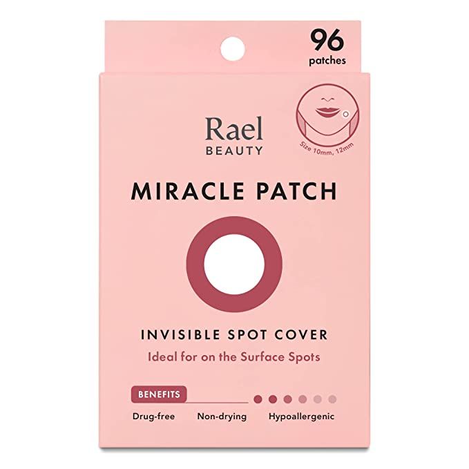 Amazon.com: Rael Miracle Invisible Spot Cover - Hydrocolloid, Acne Pimple Absorbing Cover, Blemis... | Amazon (US)
