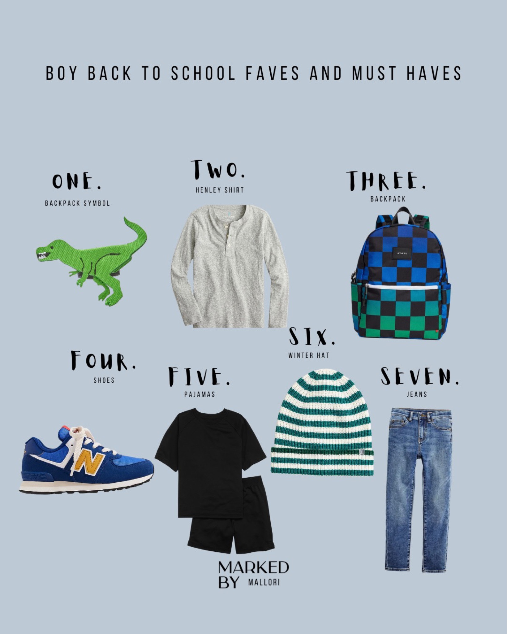 Boy back to school faves!